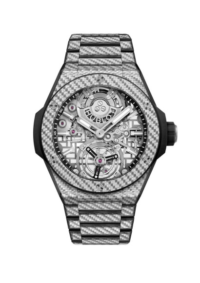 Часы Big Bang Integrated Automatic Tourbillon Full Carbon Texalium, Hublot