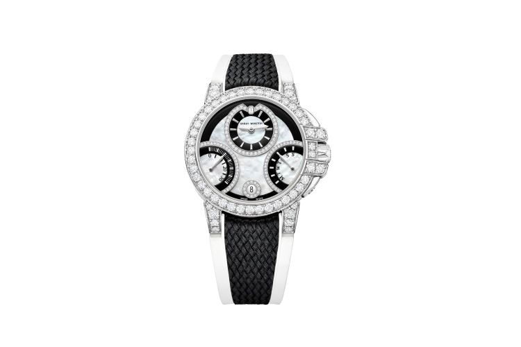 Часы Ocean Biretrograde Black & White Automatic 36mm, Harry Winston