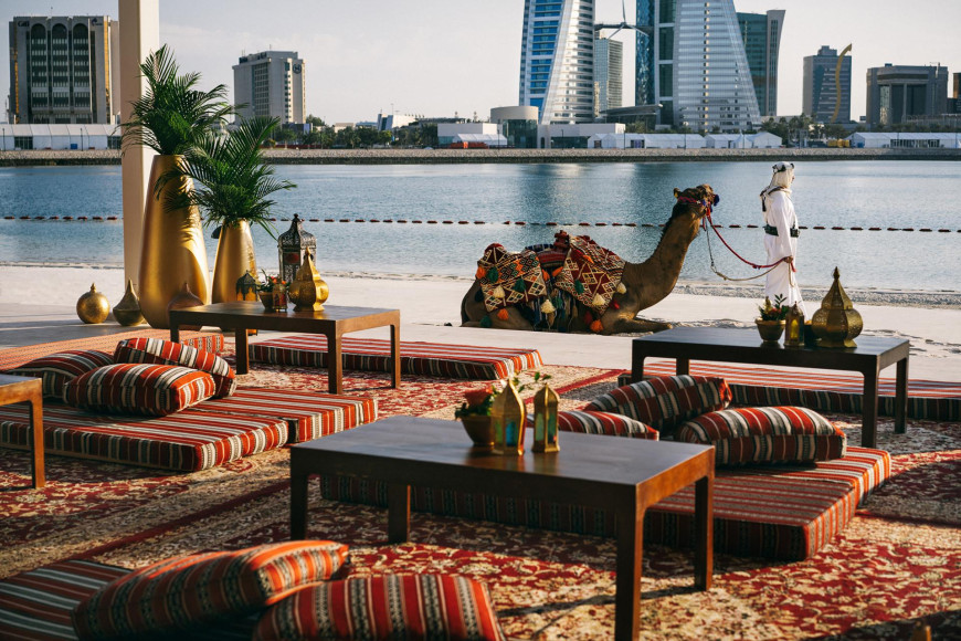 Пляж отеля Four Seasons Bahrain Bay