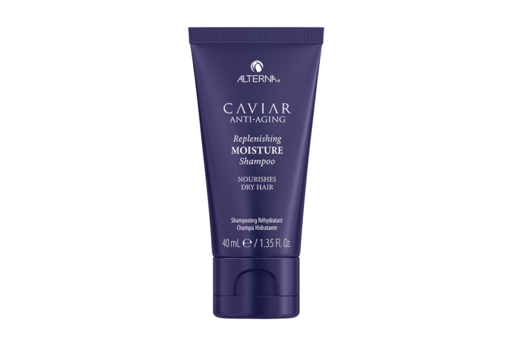Шампунь биоревитализирующий для увлажнения волос Anti-Aging Replenishing Moisture Shampoo Mini, Alterna Caviar