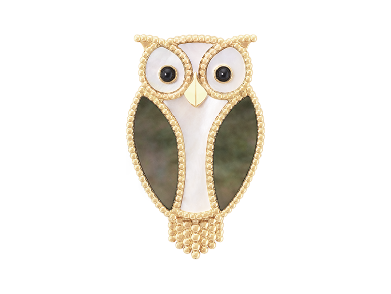 Брошь Owl Lucky Animals, Van Cleef & Arpels