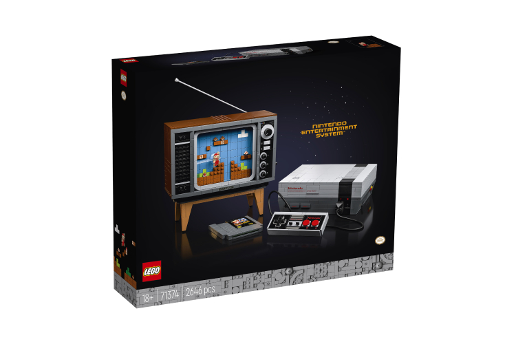 Набор Lego с приставкой Nintendo Entertainment System