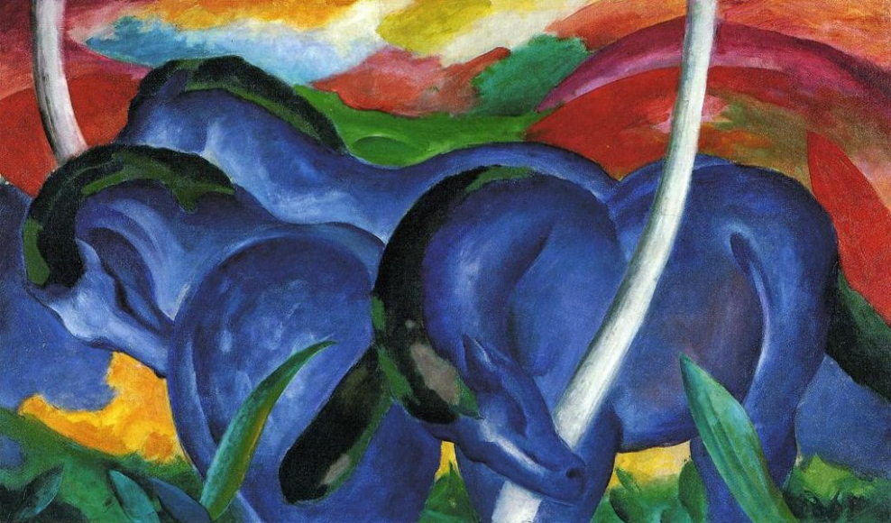 Франц Марк. «Большие синие лошади», 1911