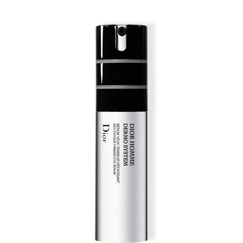 Укрепляющая сыворотка для контура глаз Dior Homme Dermo System, Dior предназначена для борьбы с признаками усталости. Она включает комплексы Retensium и Cafexyl, которые активно воздействуют на кожу контура глаз и убирают мешки под глазами