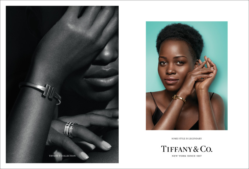Актриса Люпита Нионго в новой рекламной кампании Tiffany & Co.