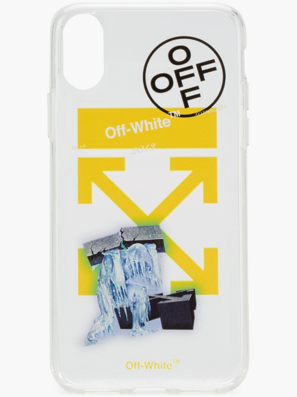 Чехол для айфона Ice Man Off-White (Farfetch), 7508 руб.