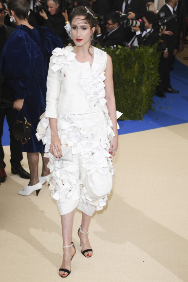 Анна Кливленд в Comme des Garçons