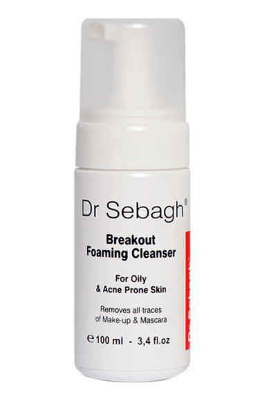 Очищающая пенка для жирной кожи и кожи с акне Breakout Foaming Cleanser. For Oily & Acne Prone Skin, Dr Sebagh, 4680 руб. (ЦУМ)