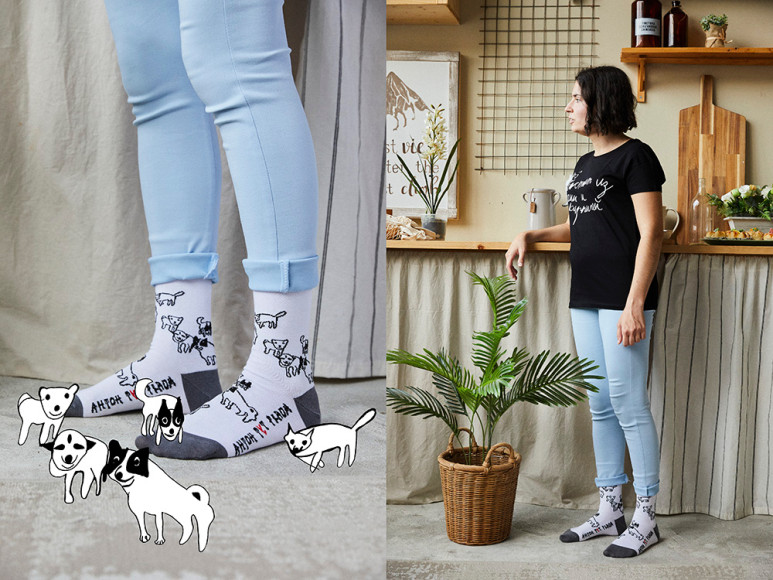 Носки St. Friday Socks с рисунками от студентов центра «Антон тут рядом»