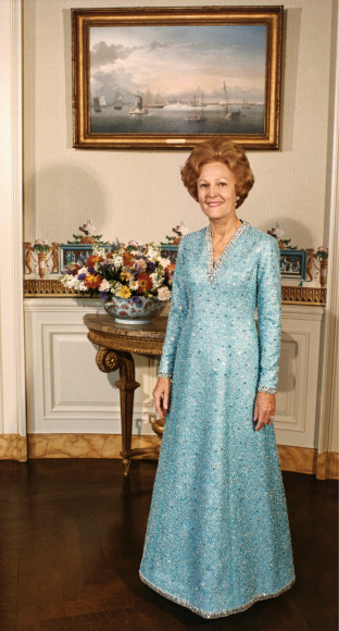 Пэт Никсон в платье Adele Simpson, инаугурационный бал, 1973 год 