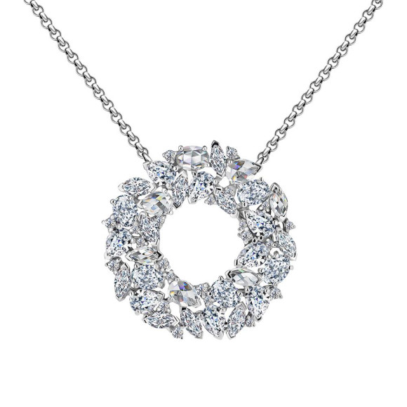 Колье (белое золото, бриллианты), New Year, ALROSA Diamonds, 1 060 900 руб. (ALROSA Diamonds)