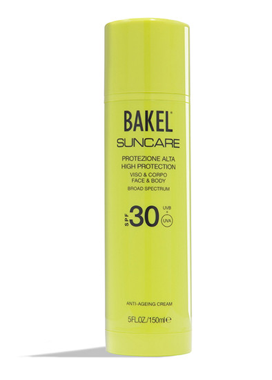 Антивозрастной солнцезащитный крем для лица и тела Suncare SPF 30, Bakel