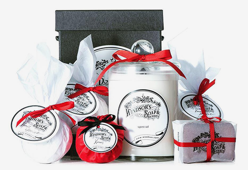 Набор Xmas #3: свеча, мыло, бомба для ванны, саше, Windsor Soap, 8990 руб.