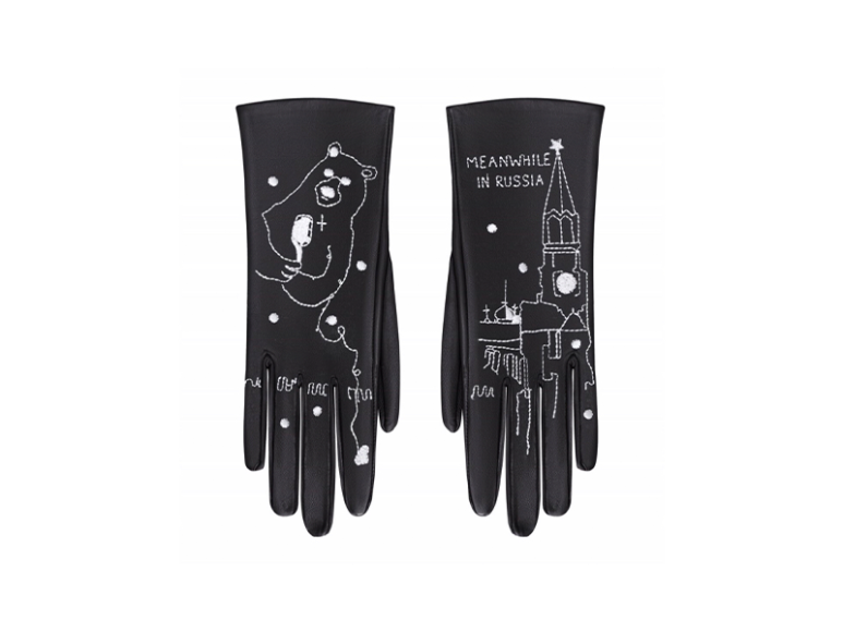 Перчатки из кожи Glove Me, 14 900 руб. (glove.me)