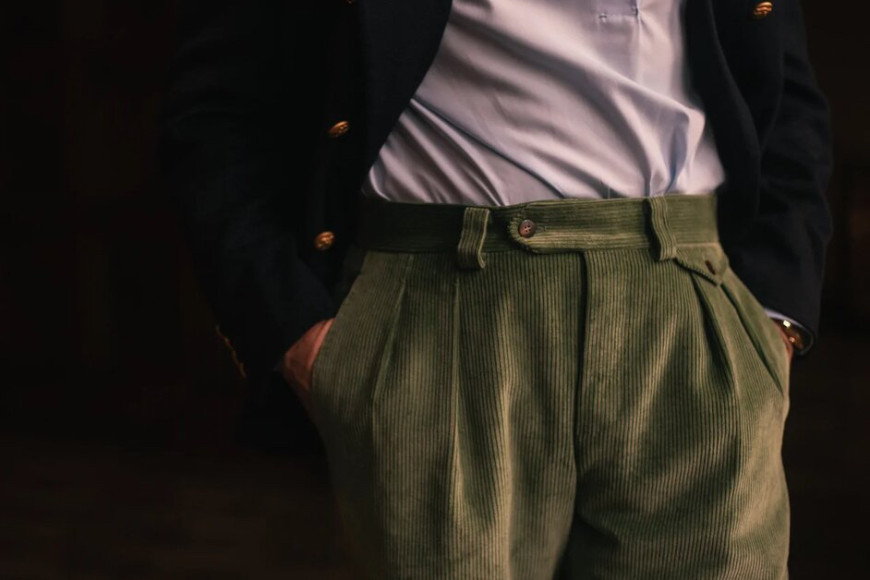 Брюки из вельвета Corduroy & Moleskin