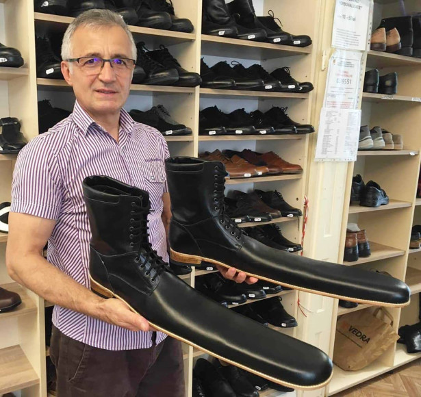 Обувь с удлиненными носами от румынского обувщика Григоре Лупа