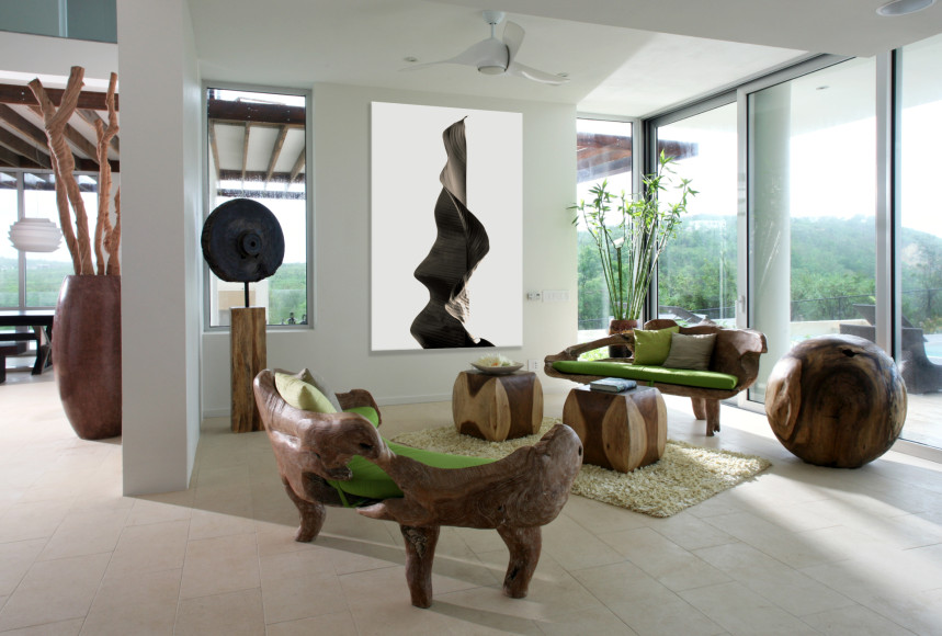 Гостиная виллы (ANI Private Resort Anguilla)