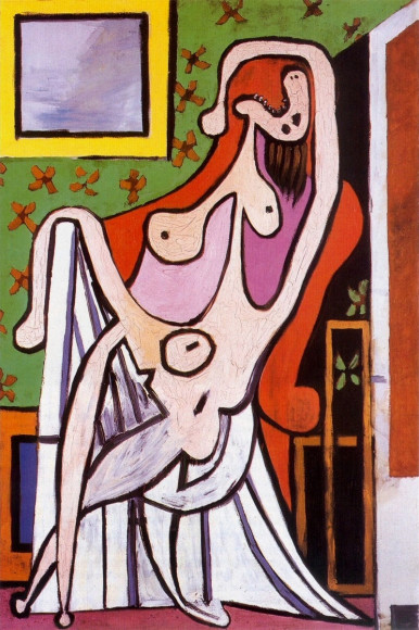 Пабло Пикассо. «Обнаженная в красном кресле», 1929