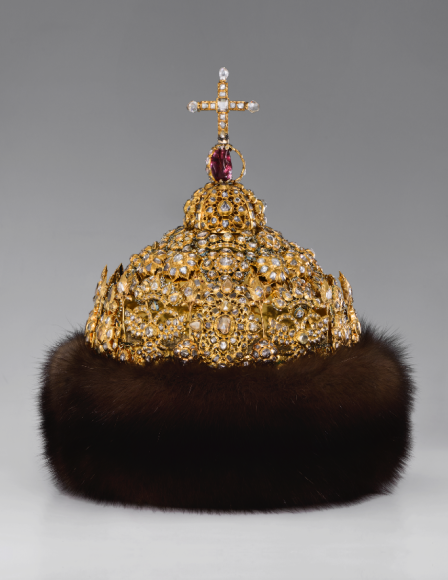 Шапка «Алмазная» царя Иоанна Алексеевича. Мастерские Московского Кремля, 1680-е гг.