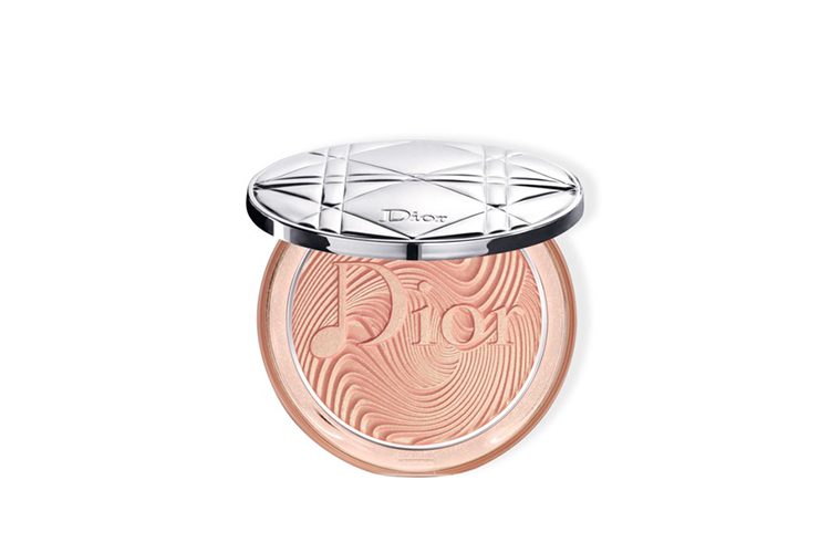 Компактная пудра для лица, придющая сияние Diorskin Nude Luminizer Glow Vibes, Dior