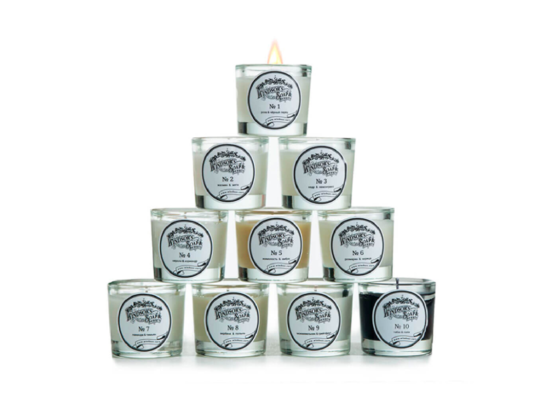 Набор мини-свечей (10 шт.) Windsor's Soap, 5490 руб. (windsor.care)