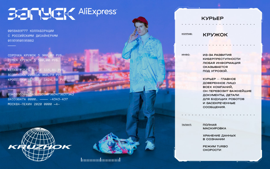 Лукбук коллаборации «AliExpress Россия» с отечественными дизайнерами
