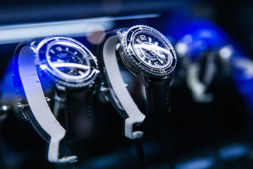 Выставка дайверских часов швейцарского дома Blancpain