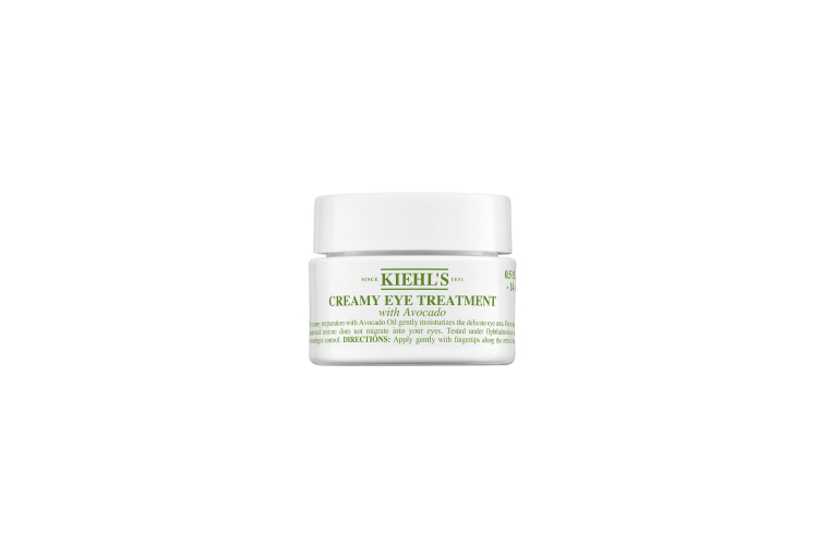 Крем для кожи вокруг глаз Creamy Eye Treatment with Avocado, Kiehl's содержит масла авокадо и карите, которые предотвращает потерю влаги и обеспечивают длительное увлажнение