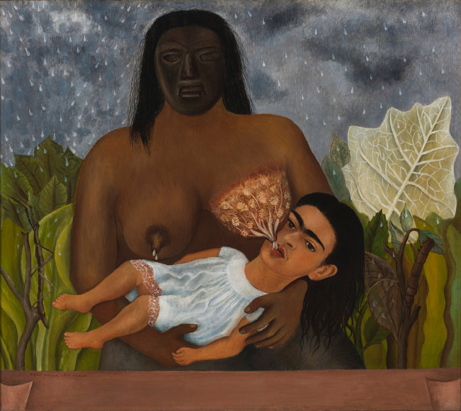 Фрида Кало. Моя кормилица и я. 1937