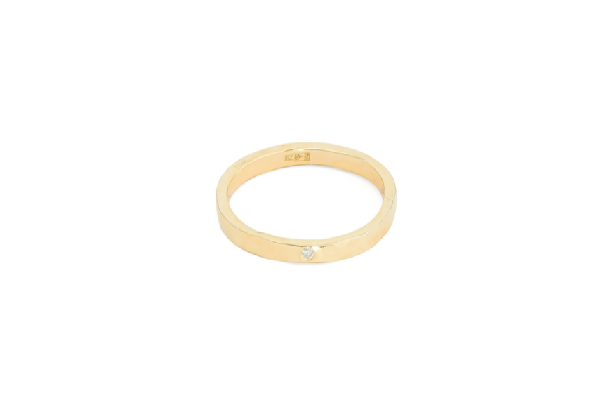Обручальное кольцо с бриллиантом, золото, Aura.916, 78 000 руб.
