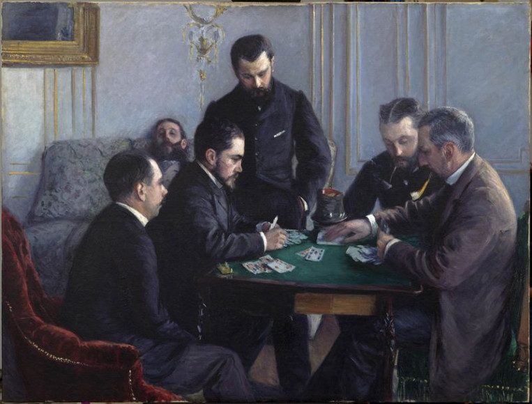 Гюстав Кайботт. «Игра в безик», 1880