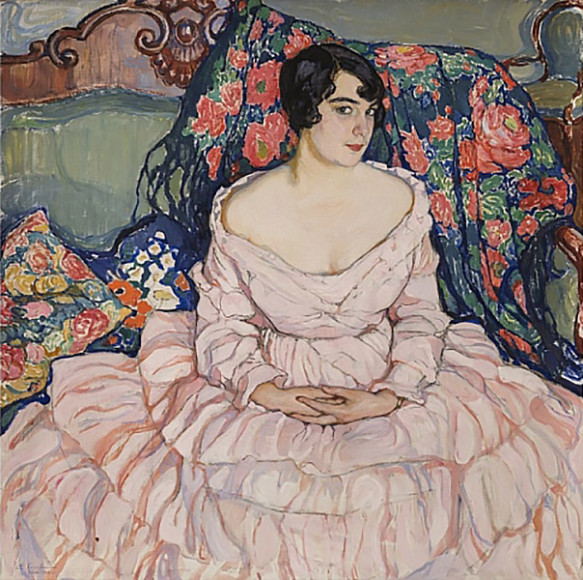 Елена Киселева. «Портрет Любови Бродской», 1916