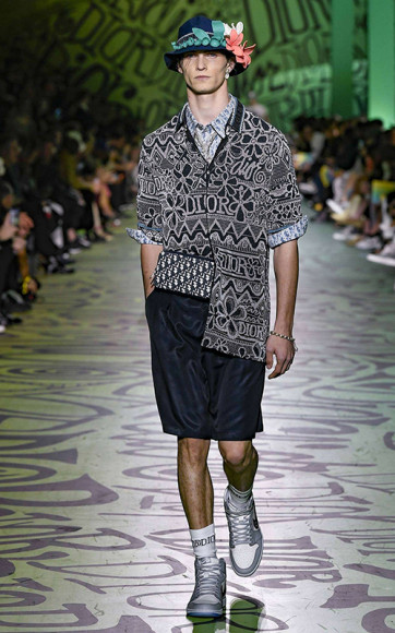 Графика Шона Стусси в коллекции Dior Men Pre-fall, осень-зима 2020/21