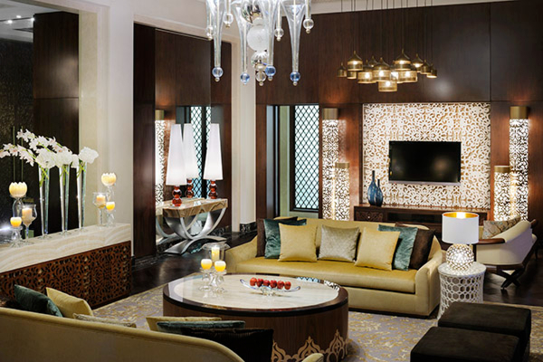 Гостиная в сьюте Grand в отеле One&Only The Palm (Дубай)