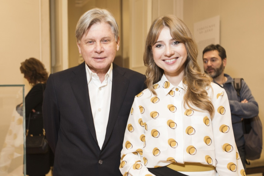 Виктор Бондаренко, колликционер, Кристина Краснянская , владелица галереи Эритаж