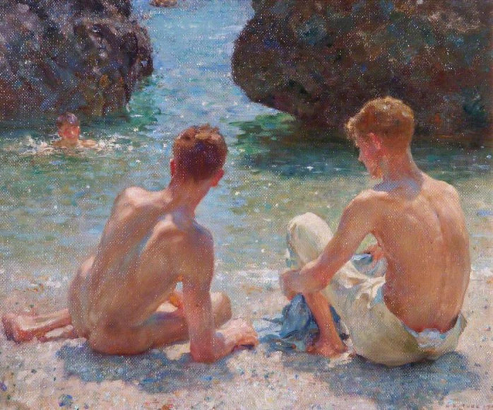 Henry Scott Tuke. «The Critics», 1927