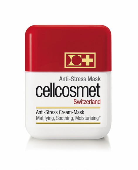Маска Anti-Stress Mask, Cellcosmet умеет все: очищает и сужает поры, нормализует работу сальных желез, насыщает кожу влагой, успокаивает, выравнивает мелкие морщинки, обеспечивает ощутимый лифтинг-эффект, а также возвращает коже сияние и упругость.