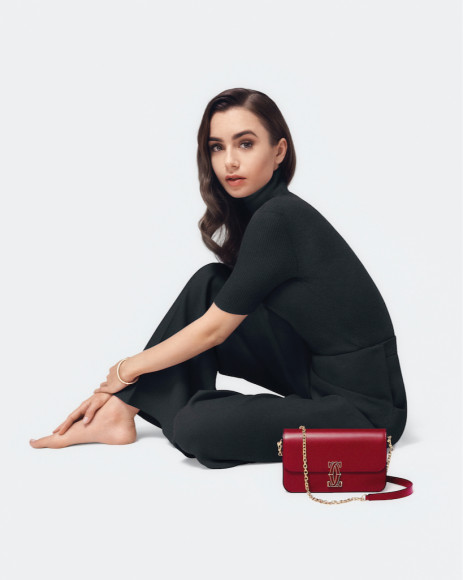 Лили Коллинз в рекламной кампании Double C de Cartier