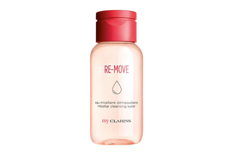 Очищающая мицеллярная вода для молодой кожи, My Clarins, Clarins на основе экстрактов моринги и горечавки эффективно удаляет макияж и загрязнения, обеспечивая коже ощущение чистоты и свежести