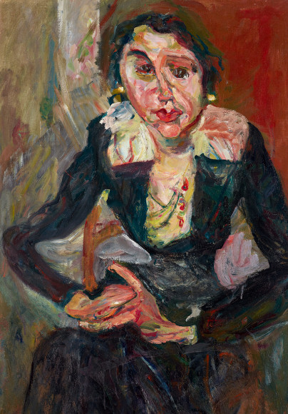 Хаим Сутин. «Зеленое платье», 1920–1921