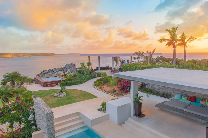 Закат на вилле  (ANI Private Resort Anguilla)