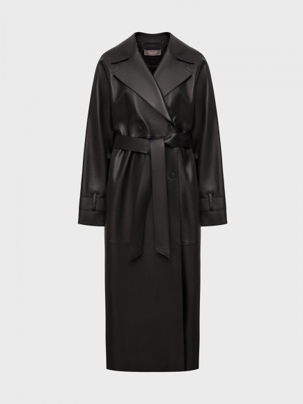Тренч Gentle из кожи, 12 STOREEZ, 149 980 руб. (12storeez.com)