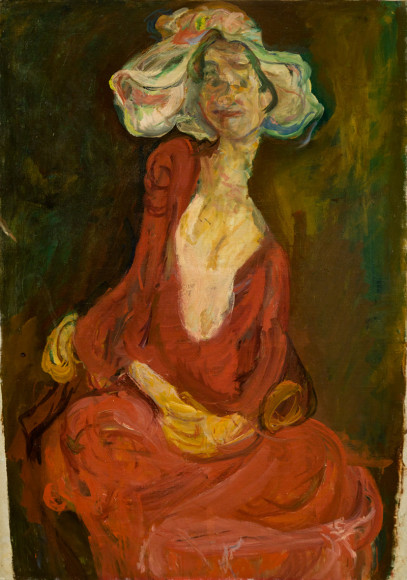 Хаим Сутин. «Большая шляпа», 1923–1924