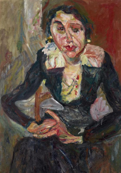 Хаим Сутин. «Зеленое платье», 1920–1921