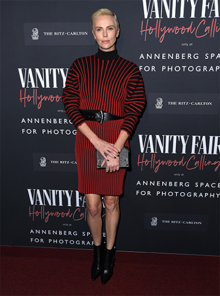 Шарлиз Терон в платье Louis Vuitton на вечере Hollywood Calling