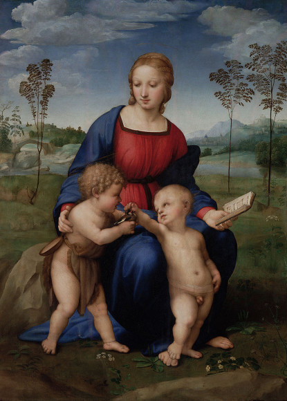 Рафаэль Санти. «Мадонна с щегленком», 1506