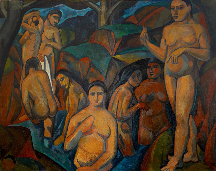 Андре Дерен. «Большие купальщицы», 1908