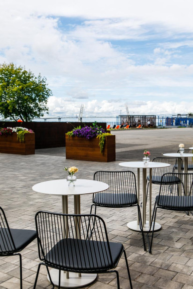 Терраса ресторана Crevette Bistrot