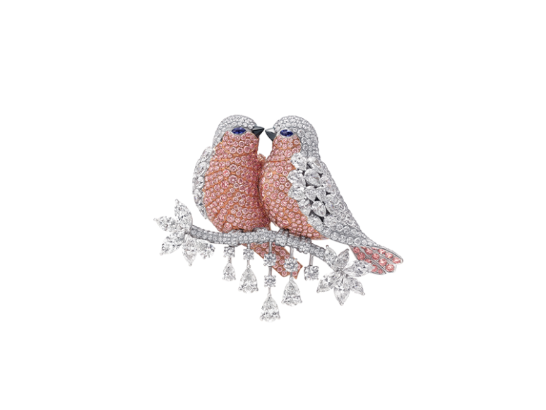Брошь Lovebirds, Graff