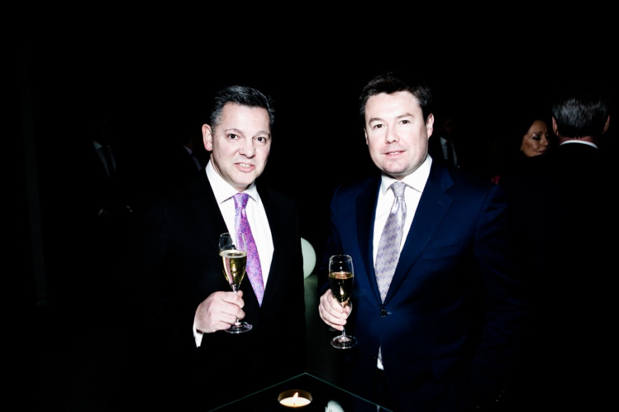 Эдвард Джонсон (Moet Hennessy Russia) и Корриган Джеймс (Sberbank Merchant Banking